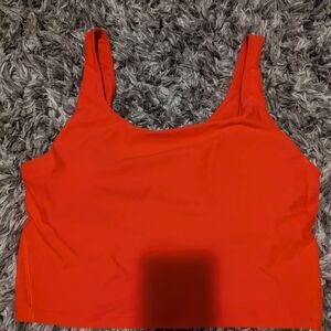 Vibrant Red Bra Top